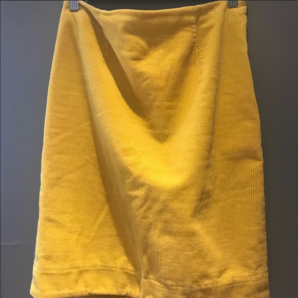Anthropologie (Maeve) Yellow Skirt - Picture 1 of 2